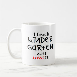 Caneca De Café amor no jardim de infância