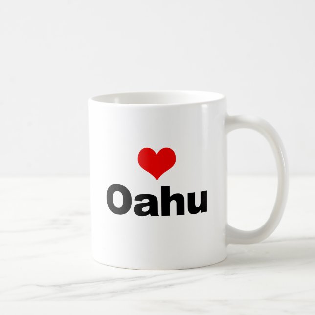 Caneca De Café Amor Oahu (Direita)