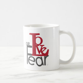 Caneca De Café Amor ou Medo Mug