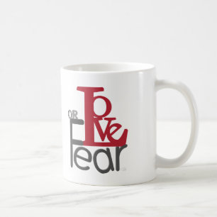 Caneca De Café Amor ou Medo Mug