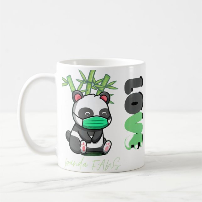 Caneca De Café amor, panda fofa (Esquerda)