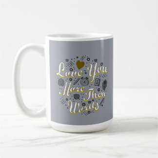 Caneca De Café amor para sempre,