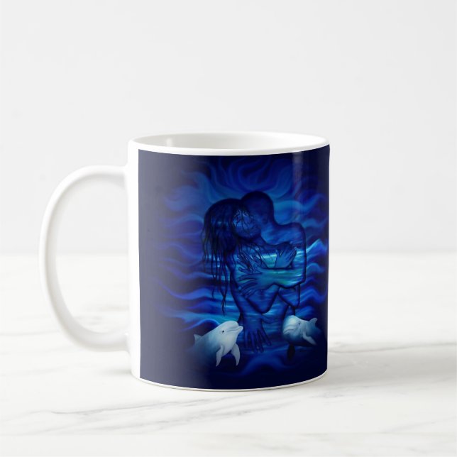 Caneca De Café Amor, Passion act - par com Dolphin pair (Esquerda)