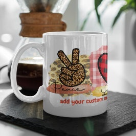 Caneca De Café Amor Paz Poodle Amante de Raças de Cães Dono de Ca