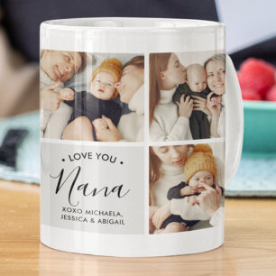 Caneca De Café Amor Personalizado Moderno Você Nana 9-Fotos