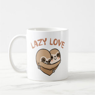Caneca De Café Amor Preguiçoso
