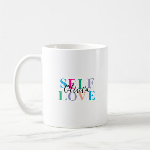 Caneca De Café Amor próprio personalizado