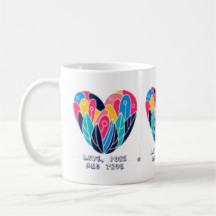 Caneca De Café Amor, Puro e Verdadeiro