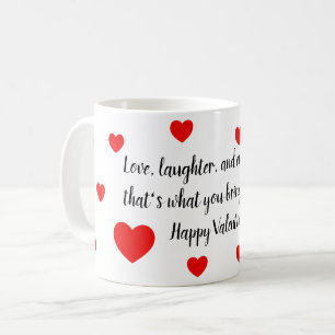 Caneca De Café Amor, risadas e alegria sem fim no Dia dos Namorad
