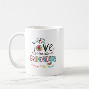 Caneca De Café Amor ser chamado de camisa da avó