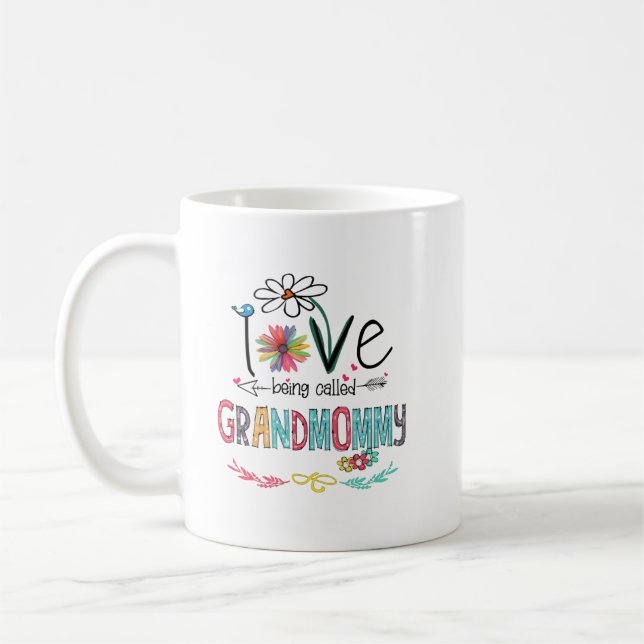 Caneca De Café Amor ser chamado de camisa da avó (Esquerda)