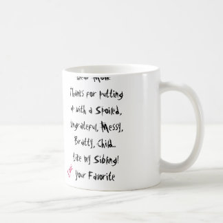 Caneca De Café Amor, Seu Favorito! Mãe Mug