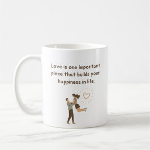 Caneca De Café Amor Significativo Fofo