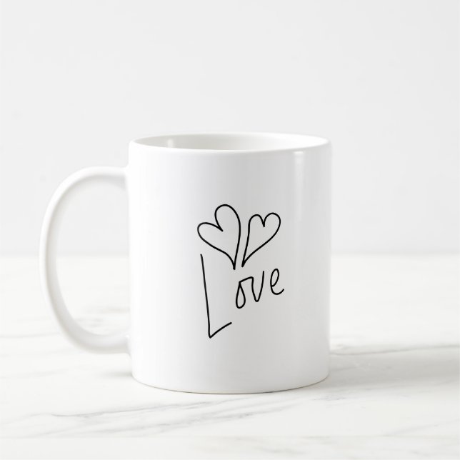 Caneca De Café Amor Simples (Esquerda)