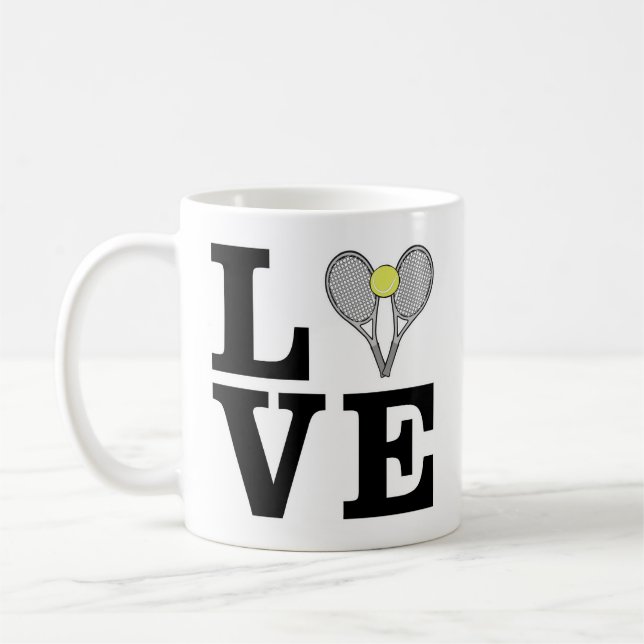 Caneca De Café Amor Tênis (Esquerda)