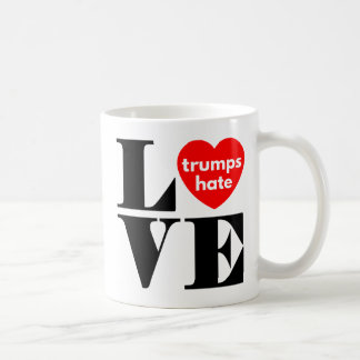Caneca De Café Amor Trumps Ódio