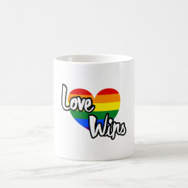 Caneca De Café Amor vence - Orgulho LGBTQ+