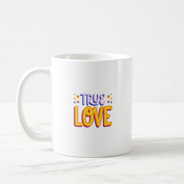 Caneca De Café amor verdadeiro (Esquerda)