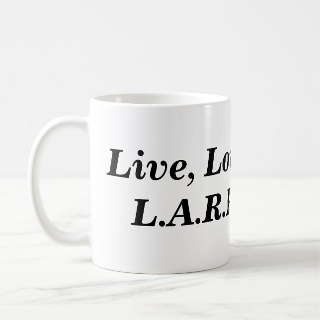Caneca De Café Amor vivo LARP (Esquerda)