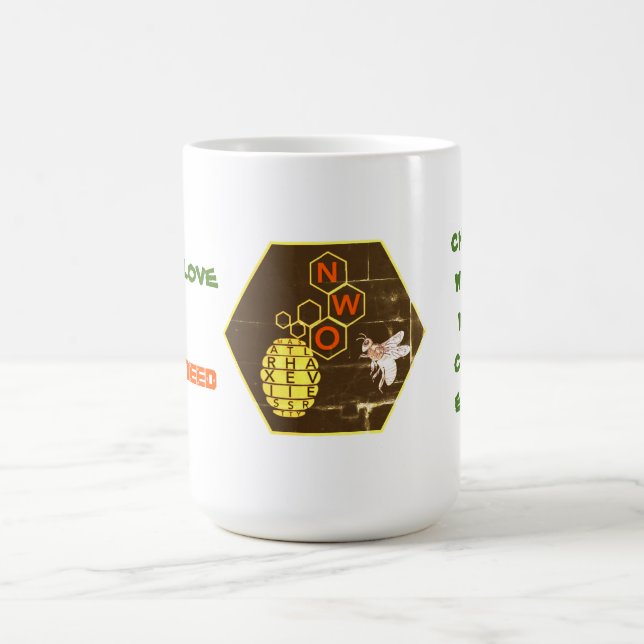 Caneca De Café Amor vs Necessidade (Centro)