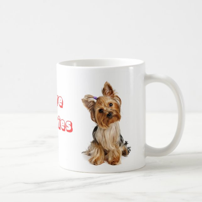 Caneca De Café Amor Yorkshire Terrier Coffee Coffee Mug (Direita)