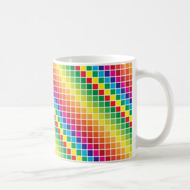 Caneca De Café amostra de cores arco-íris (Direita)