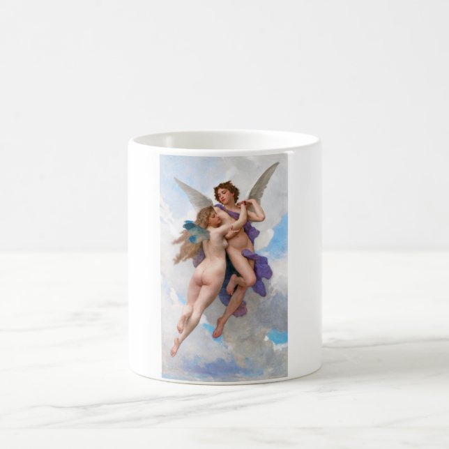 Caneca De Café Amour e Psyche, Bouguereau (Centro)