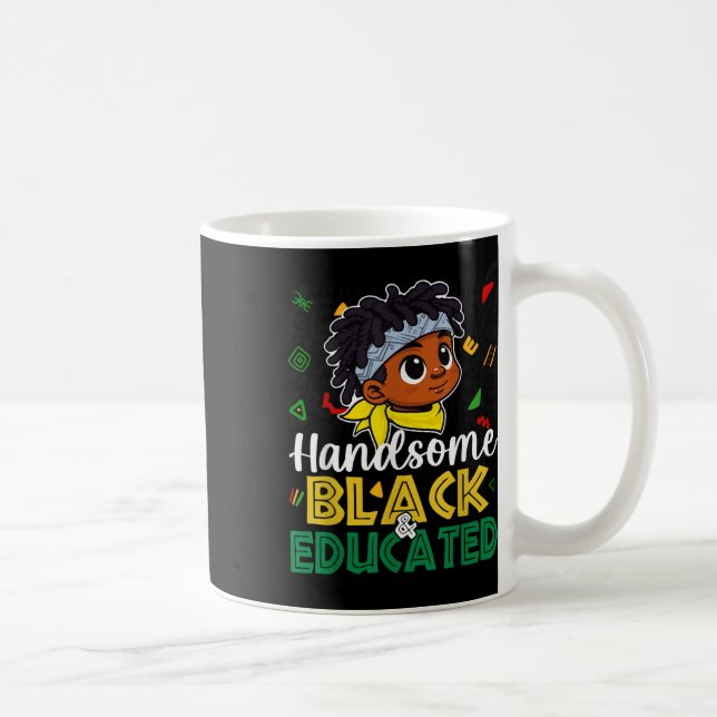 Caneca De Café &amp Preto Bonito; História Preta Educada M (Direita)