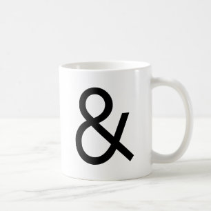 Caneca De Café Ampersand - preto