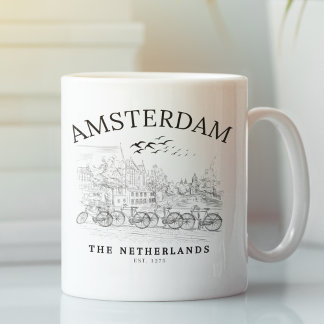 Caneca De Café Amsterdam Beautiful Landscape
