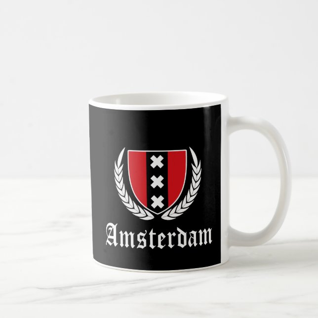 Caneca De Café Amsterdam Crest (Direita)