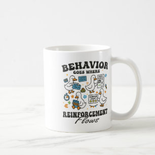 Caneca De Café Analista Comportamental Silly Goose Rbt Aby Terapi