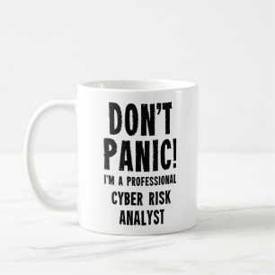 Caneca De Café Analista de Risco Cibernético