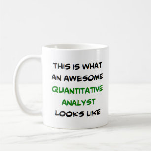 Caneca De Café analista quantitativo, incrível