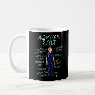 Caneca De Café Anatomia De Emergência EMS De Um Emt