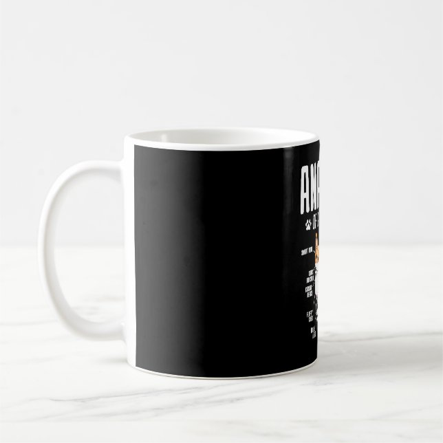 Caneca De Café Anatomia De Um Galês Corgi (Esquerda)