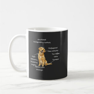 Caneca De Café Anatomia de um Golden Retriever - Mãe/Pai de Cacho