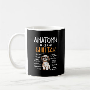 Caneca De Café Anatomia De Um Lover Shih Tzu/ Cão