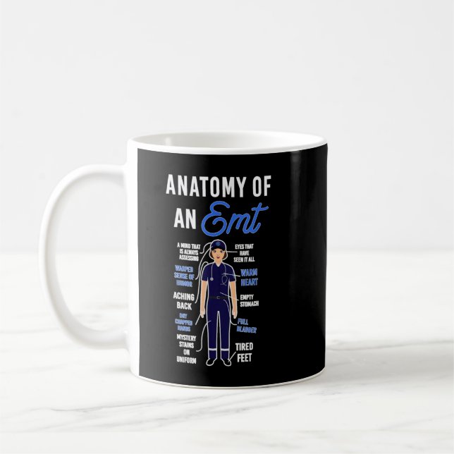 Caneca De Café Anatomia De Uma EMT (Esquerda)