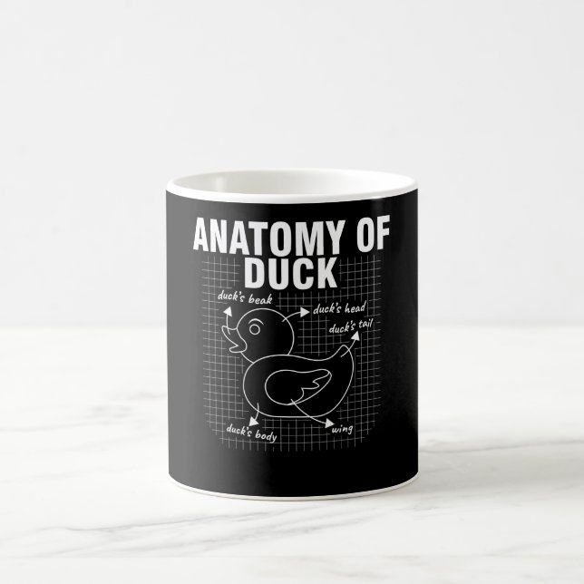 Caneca De Café Anatomia do Pato de Borracha (Centro)