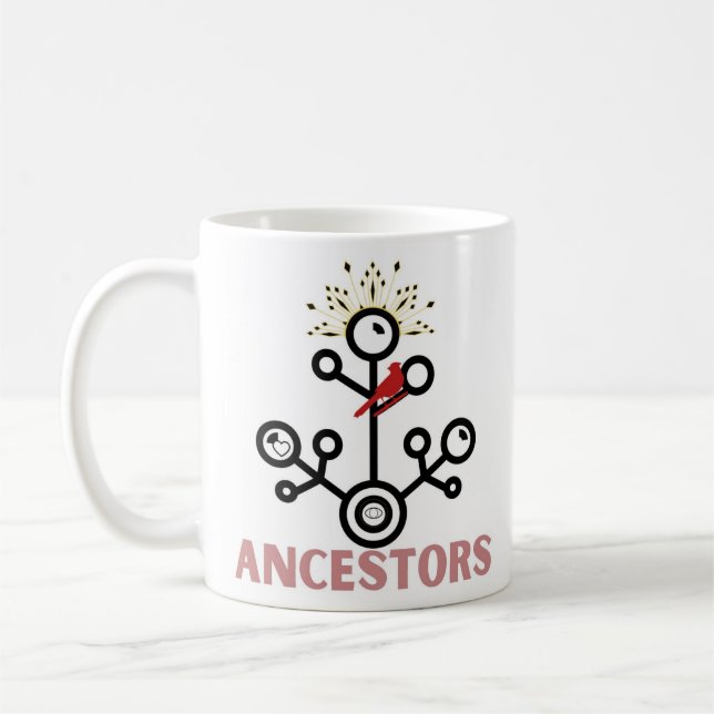 Caneca De Café Ancestrais Oferecendo Mug (Esquerda)
