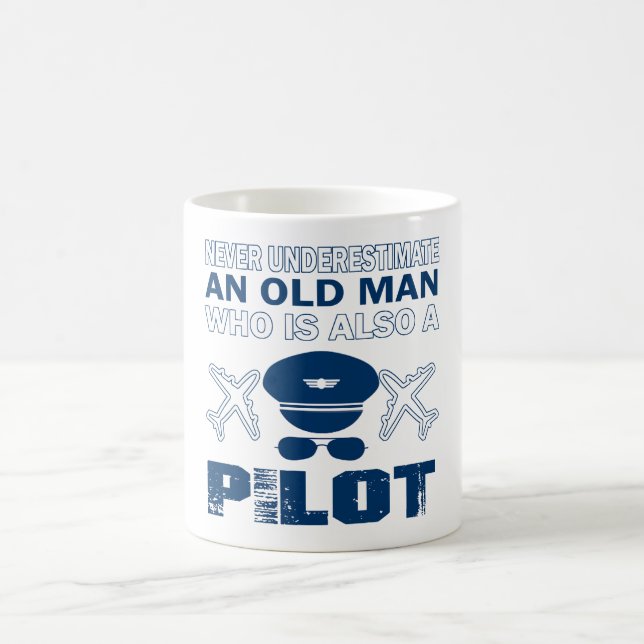 Caneca De Café Ancião - um piloto (Centro)