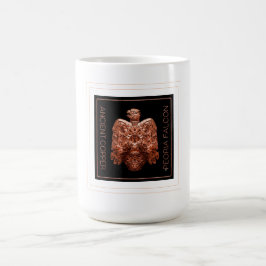 Caneca de café Ancient Copper Peoria Falcon Restor