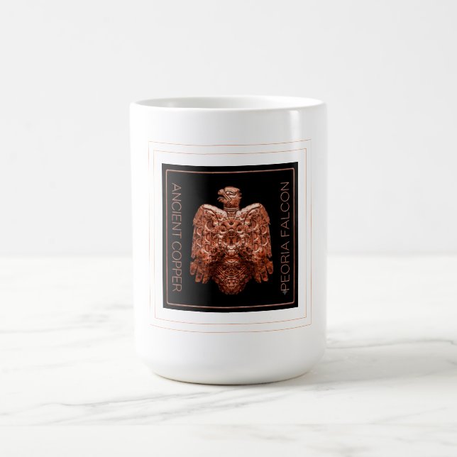 Caneca de café Ancient Copper Peoria Falcon Restor (Centro)