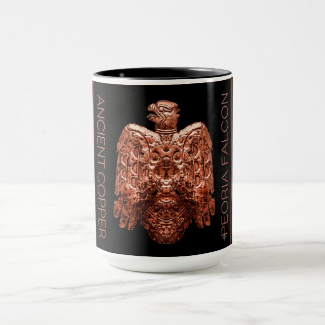 Caneca de café Ancient Copper Peoria Falcon Restor (Centro)