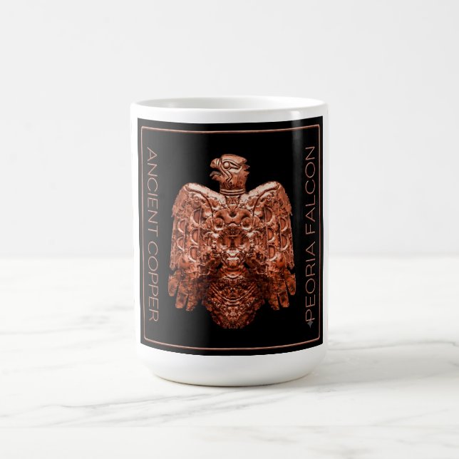 Caneca de café Ancient Copper Peoria Falcon Restor (Centro)