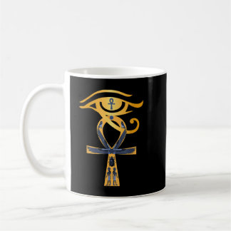 Caneca De Café Ancient Egypt God Eye of Horus Ankh Egyptian Symbo