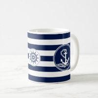 Âncora, Azul-Roda-do-navio e Branco-Striped