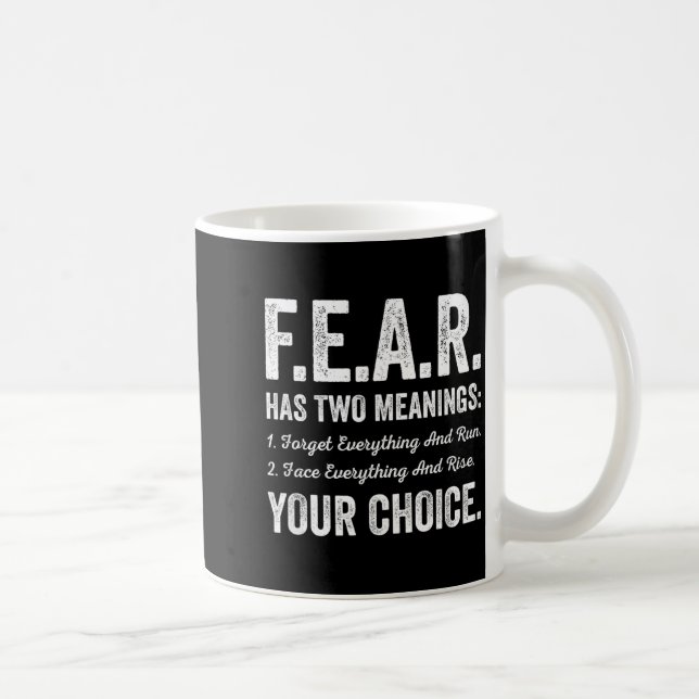 Caneca De Café And Fear Meanings Forget Face Everything (Direita)