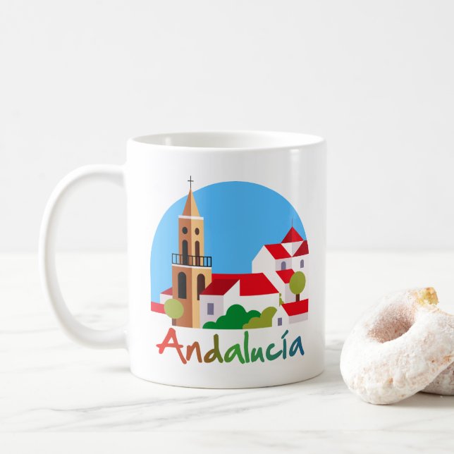 Caneca De Café Andalucia 1 (Com Donut)